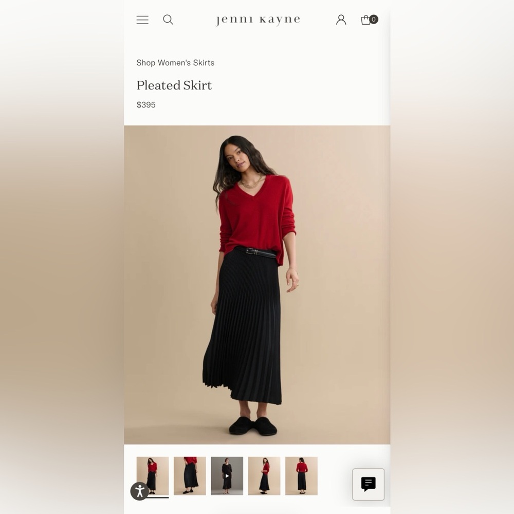 Jenni Kayne Black Skirt